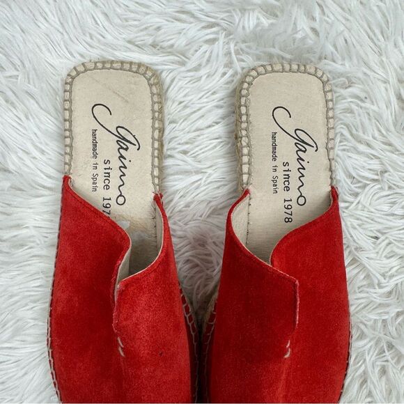 Gianno Suede Espadrilles Flat Slide Sandals - Picture 3 of 8